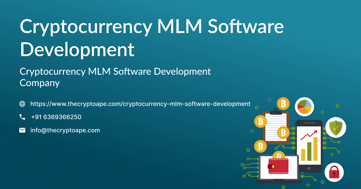 Cryptocurrency MLM Software Development with Smart Automation and Revenue Management